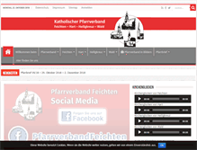 Tablet Screenshot of pfarrverband-feichten.de